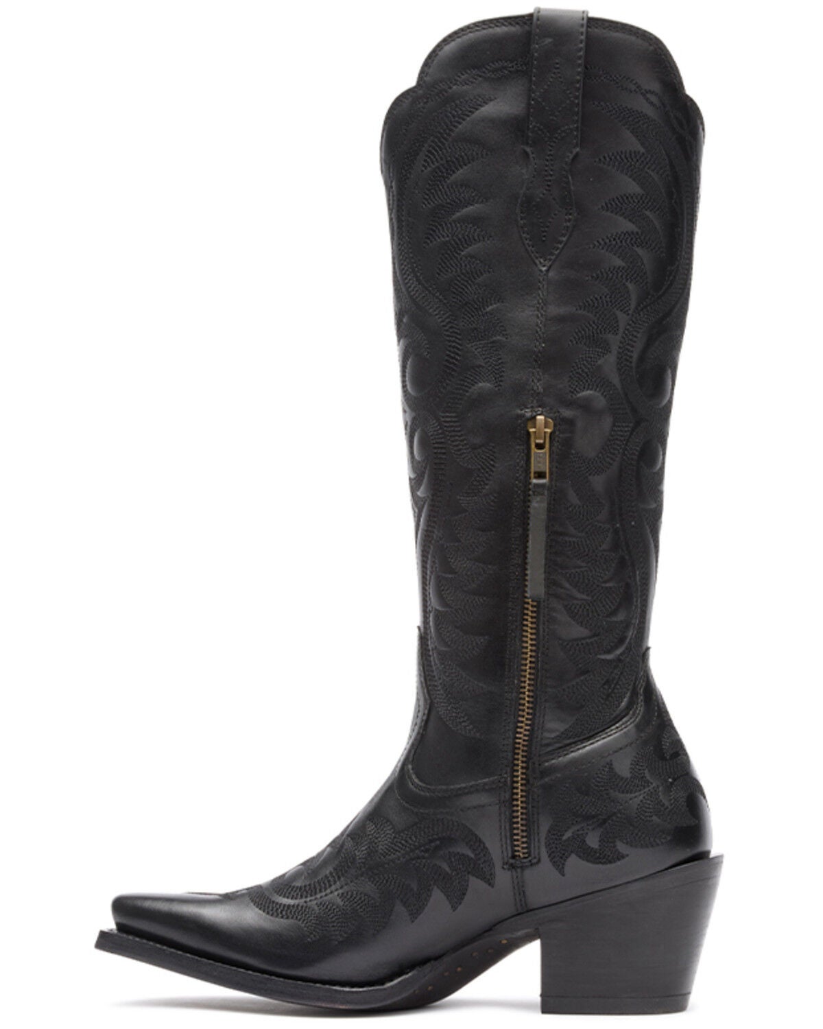 Image #3 - Durango Women's Crush&trade; Tall Western Boots - Snip Toe, Black, hi-res