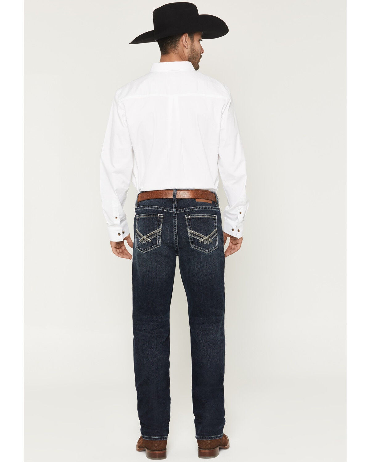 Image #3 - Cody James Men's Buster Wash Jackson Slim Straight Stretch Denim Jeans, Dark Wash, hi-res