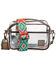 Image #2 - STS Ranchwear by Carroll Women's Lucy Clear Stadium Crossbody Bag, Brown, hi-res
