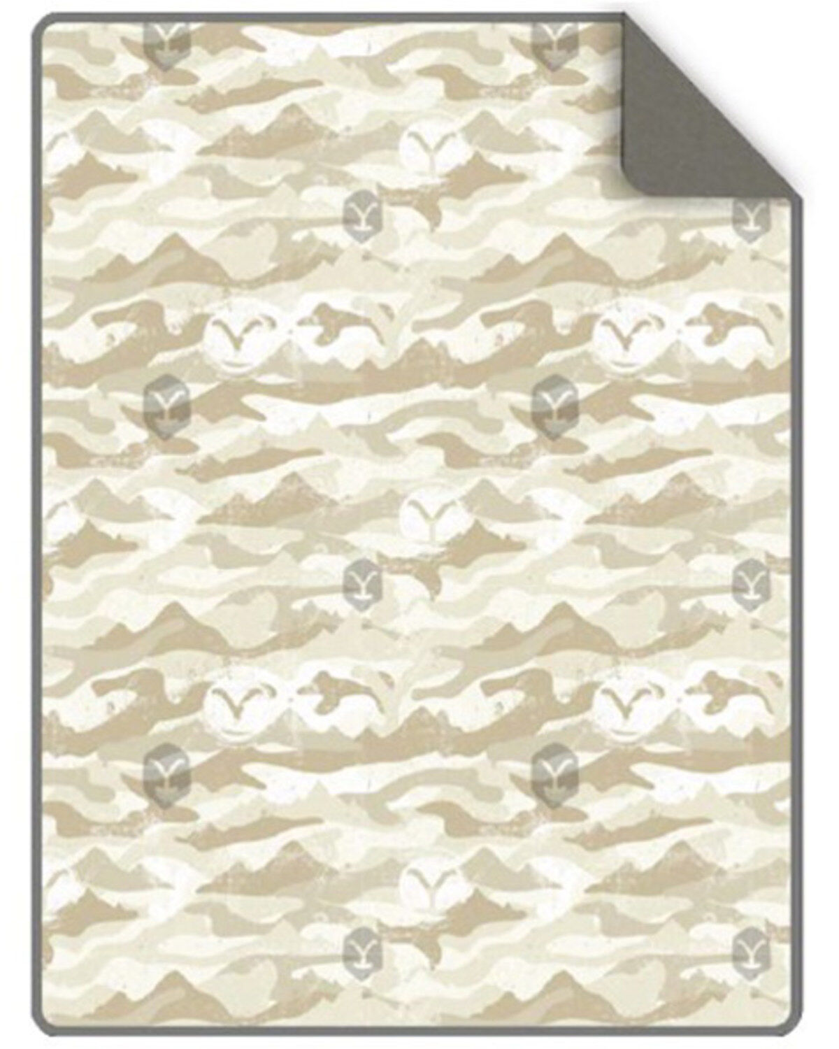 Image #1 - Paramount Network's Yellowstone Camo Throw Blanket, Multi, hi-res