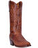 Image #2 - El Dorado Men's Handmade Whiskey Bison Cowboy Boots - Round Toe, , hi-res