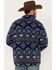 Wrangler Men's Southwestern Print 1/4 Zip Pullover, Blue, hi-res