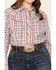 Image #3 - Roper Women's Plaid Print Long Sleeve Pearl Snap Western Shirt - Plus, , hi-res