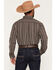 Image #4 - Ariat Men's Team Ean Southwestern Striped Print Long Sleeve Button-Down Western Shirt, Chocolate, hi-res