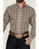 Image #3 - Ariat Men's Wrinkle Free Folk Plaid Print Long Sleeve Button-Down Western Shirt, Brown, hi-res