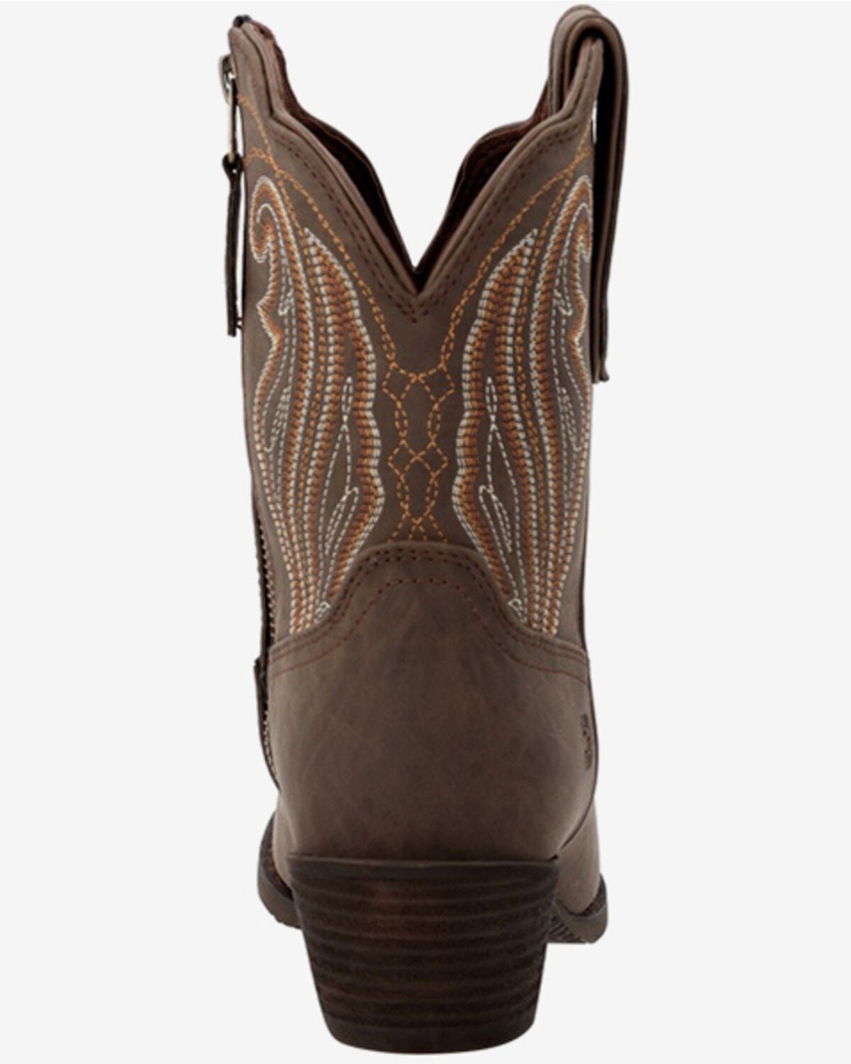 Image #5 - Durango Women's Crush Western Booties - Round Toe, Dark Brown, hi-res