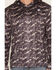 Image #3 - Rock & Roll Denim Men's Camo Print Long Sleeve Hooded Performance Shirt, Taupe, hi-res