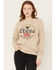 Image #1 - Coors Women's Banquet Logo Crewneck Sweatshirt, Sand, hi-res