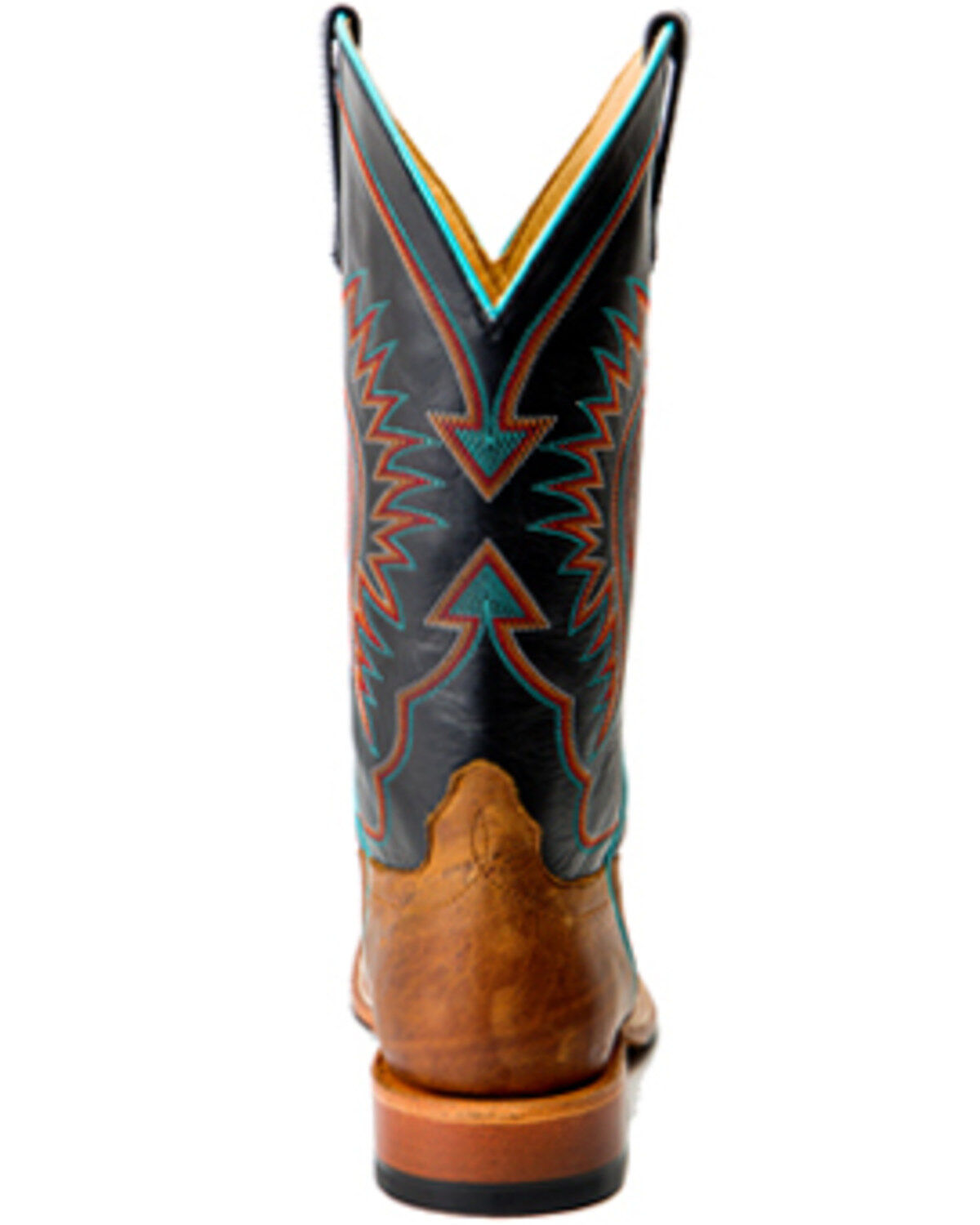 Image #3 - Horse Power Men's Bison Western Boots - Broad Square Toe, Brown, hi-res