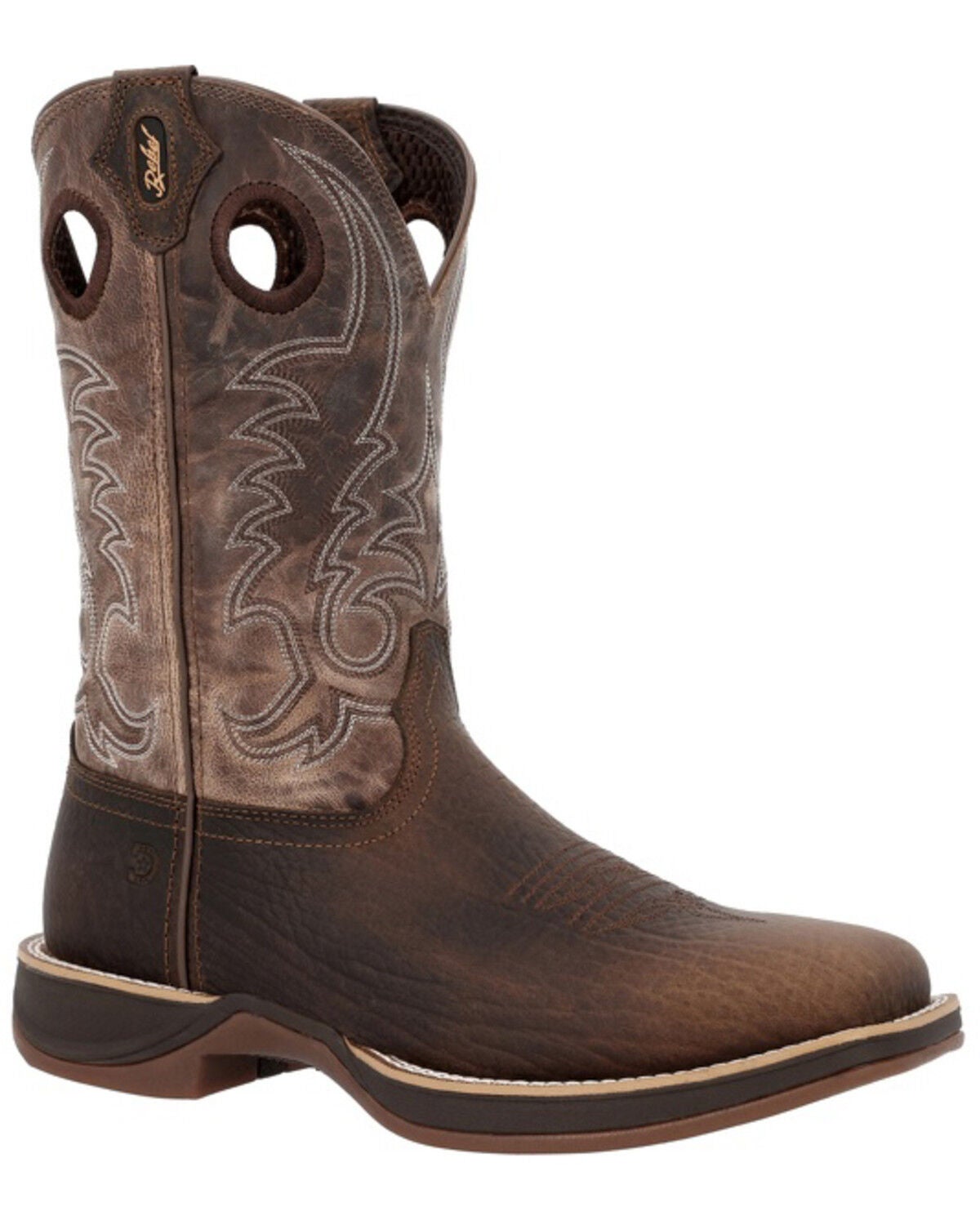 Durango Men&rsquo;s Rebel Ultra-Lite Performance Western Boots - Broad Square Toe, Brown, hi-res