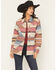 Image #1 - Idyllwind Women's Mistywinds Printed Blanket Shacket, Rose, hi-res