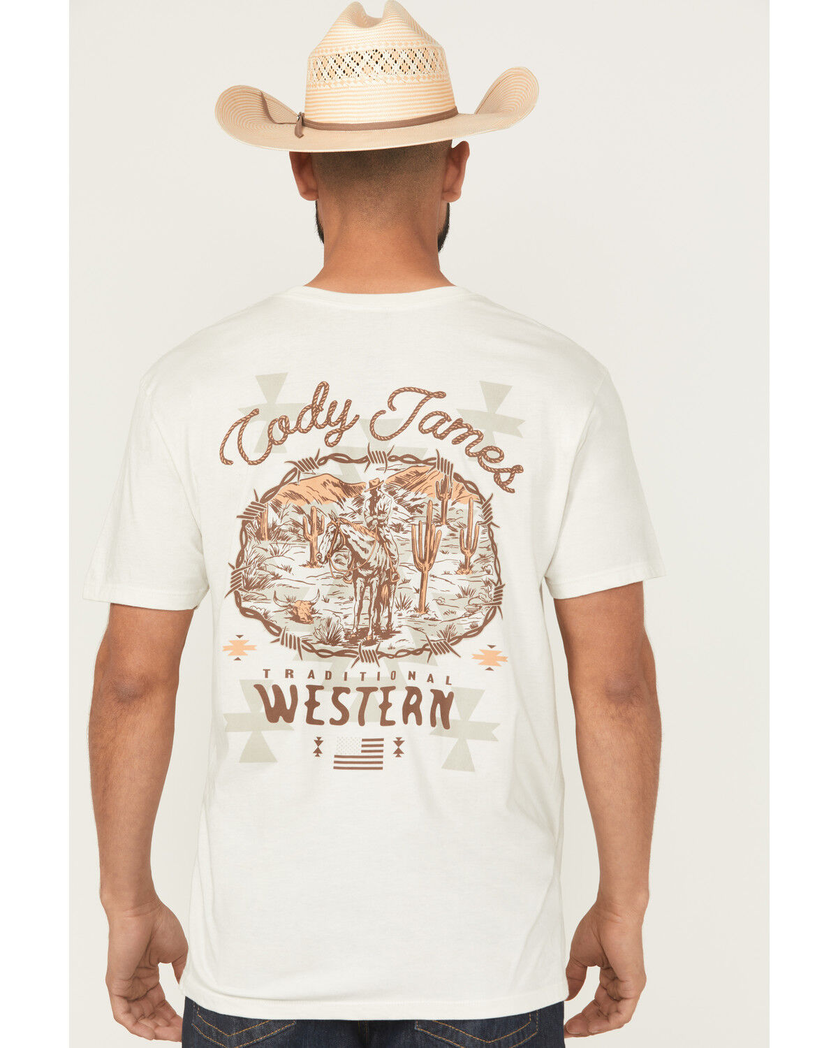 Cody James Men´s Wild West Short Sleeve GraphicT-Shirt