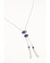 Image #2 - Lainey Wilson Women's Stone Tassel Bolo Necklace, Silver, hi-res