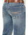 Image #4 - Hooey Men's Medium Wash Slim Straight Stretch Denim Jeans, Medium Wash, hi-res