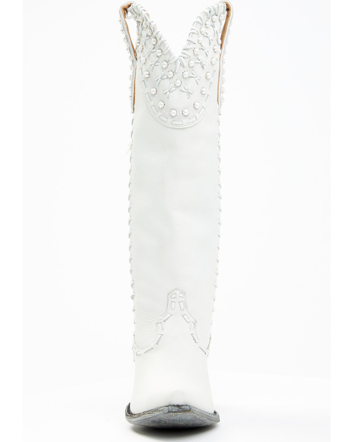 Image #4 - Boot Barn X Double D Women's Exclusive Bridal Pearl Western Bridal Boots - Snip Toe, , hi-res
