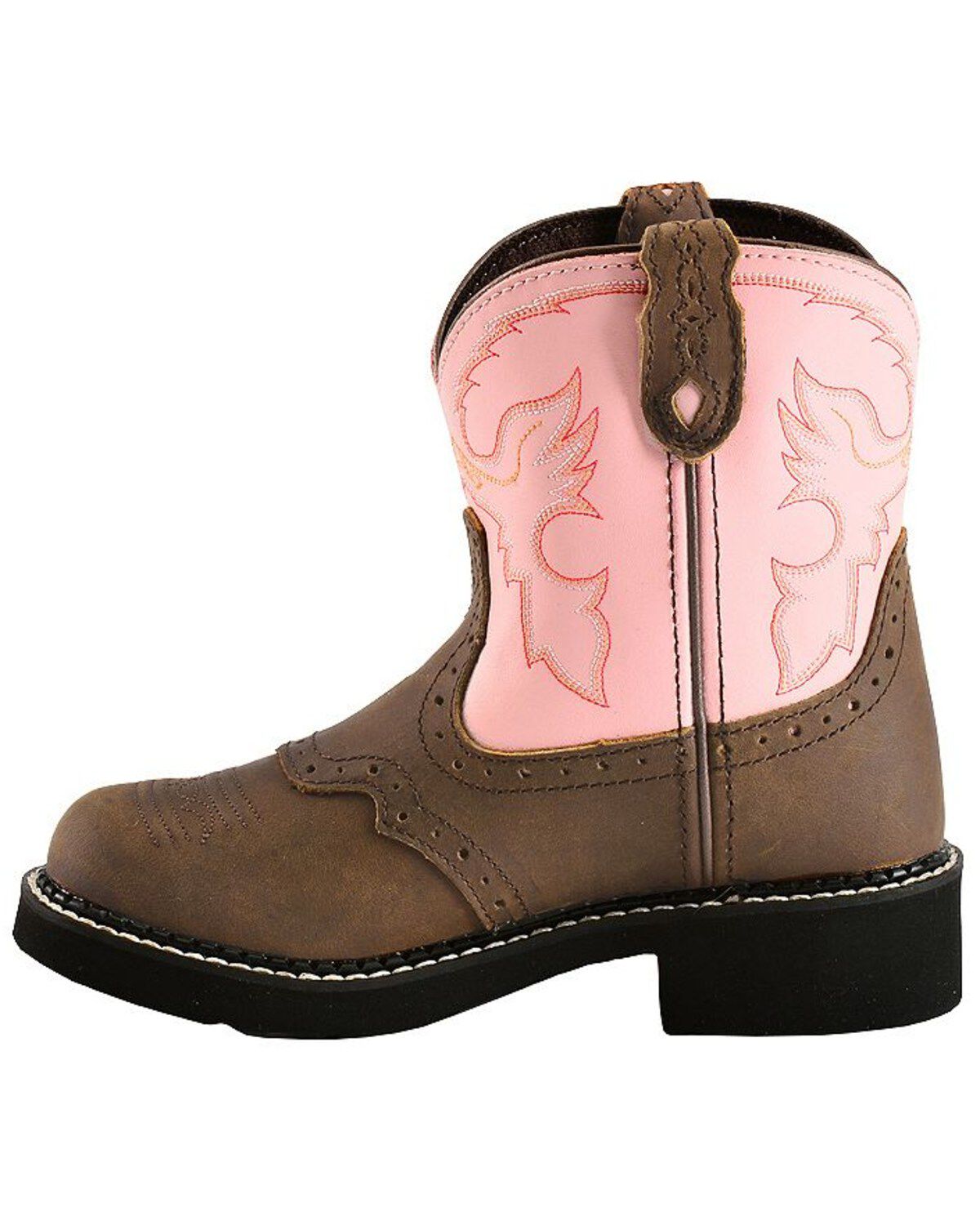 Image #3 - Justin Girls' Bay Apache Pink Gypsy Boots, , hi-res