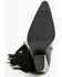 Image #7 - Azalea Wang Women's Gwayne Faux Fur Buckle Fringe Tall Fashion Boots - Snip Toe, Black, hi-res