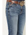 Image #2 - Ariat Men's M7 Livermore Medium Wash Slim Straight Stretch Denim Jeans, Medium Wash, hi-res