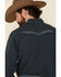 Image #5 - Rock 47 By Wrangler Men's Black Stripe Embroidered Long Sleeve Western Shirt , , hi-res