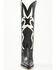Image #4 - Wonderwest Women's Genoeva Tall Western Boots - Snip Toe, Black/white, hi-res