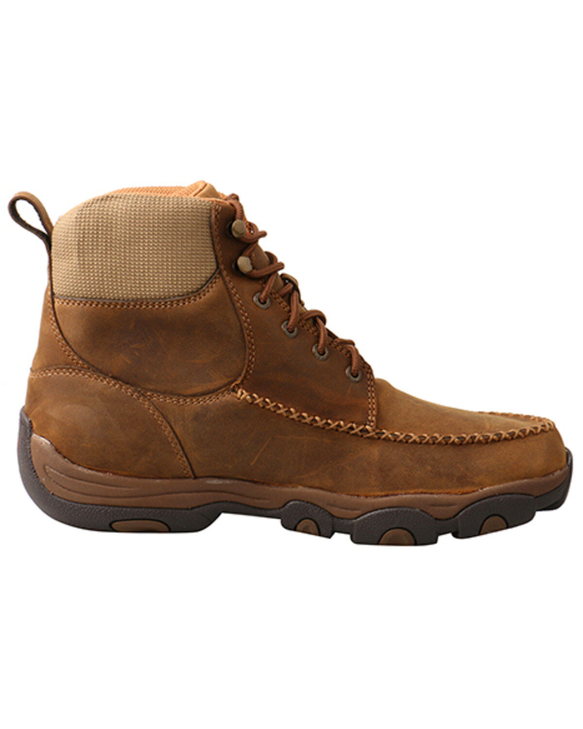Image #2 - Twisted X Men's 6" Work Moc Hiker Boots - Composite Toe, Tan, hi-res