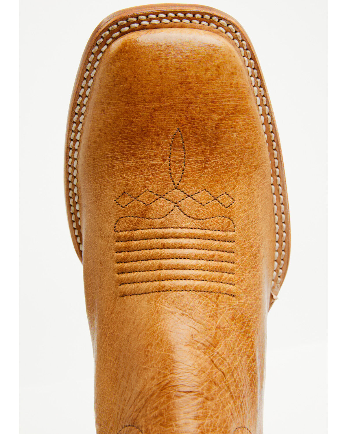 Image #6 - Cody James Men's Badlands Exotic Ostrich Western Boots - Broad Square Toe, Brandy Brown, hi-res