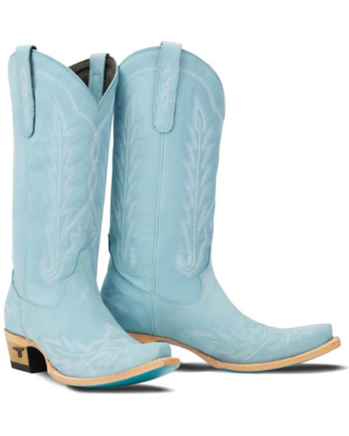 Image #1 - Lane Women's Lexington Tall Western Boots - Snip Toe, Blue, hi-res