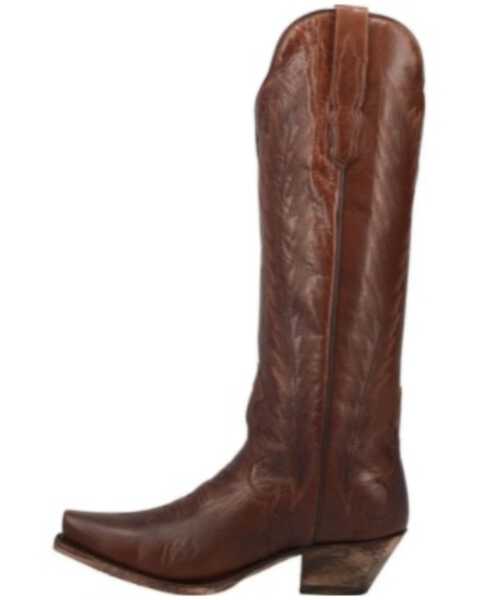 Image #3 - Dan Post Women's Cognac Western Boots - Snip Toe, , hi-res
