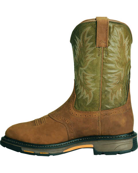 Image #9 - Ariat WorkHog® Western Work Boots - Composite Toe, Bark, hi-res