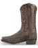 Image #3 - Dan Post Men's Chocolate Shark Cowboy Boots - Square Toe , , hi-res