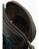 Image #4 - Shyanne Women's Ivy Tooled Fringe Cell Phone Crossbody Bag, Turquoise, hi-res