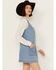Image #3 - Cleo + Wolf Women's Rigid Oakes Medium Wash A-Line Denim Mini Dress, Medium Wash, hi-res