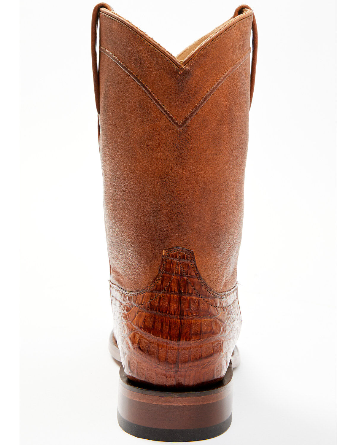 Image #5 - Cody James Black 1978® Men's Carmen Exotic Caiman Belly Roper Boots - Round Toe, Cognac, hi-res