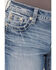Image #4 - Miss Me Women's Medium Wash Dream Catcher Embroidered Mid Rise 32" Bootcut Stretch Denim Jeans, Medium Wash, hi-res
