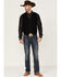 Moonshine Spirit Men's Sunday Brunch Button Down Western Vest , Black, hi-res