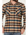 Image #3 - Pendleton Men's Wyatt Plaid Print Long Sleeve Snap Western Shirt, Tan, hi-res