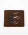 Cody James Men's Americana Bi-Fold Wallet, Brown, hi-res
