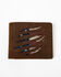 Image #1 - Cody James Men's Americana Bi-Fold Wallet, Brown, hi-res
