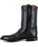 Image #3 - Lucchese Men's Ward Smooth Ostrich Roper Boots, , hi-res