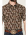 Image #3 - Cody James Men's Easy Livin' Paisley Print Short Sleeve Snap Western Shirt, Brown, hi-res