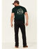Image #2 - ATG by Wrangler Men's Caviar Synthetic Stretch Utility Pants, Black, hi-res