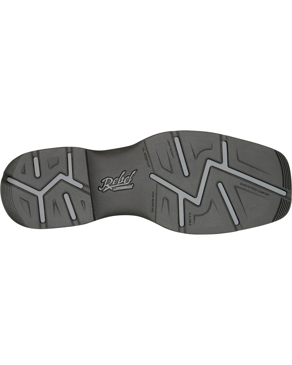 Image #12 - Durango Men's Rebel Western Performance Boots - Broad Square Toe, Coffee, hi-res