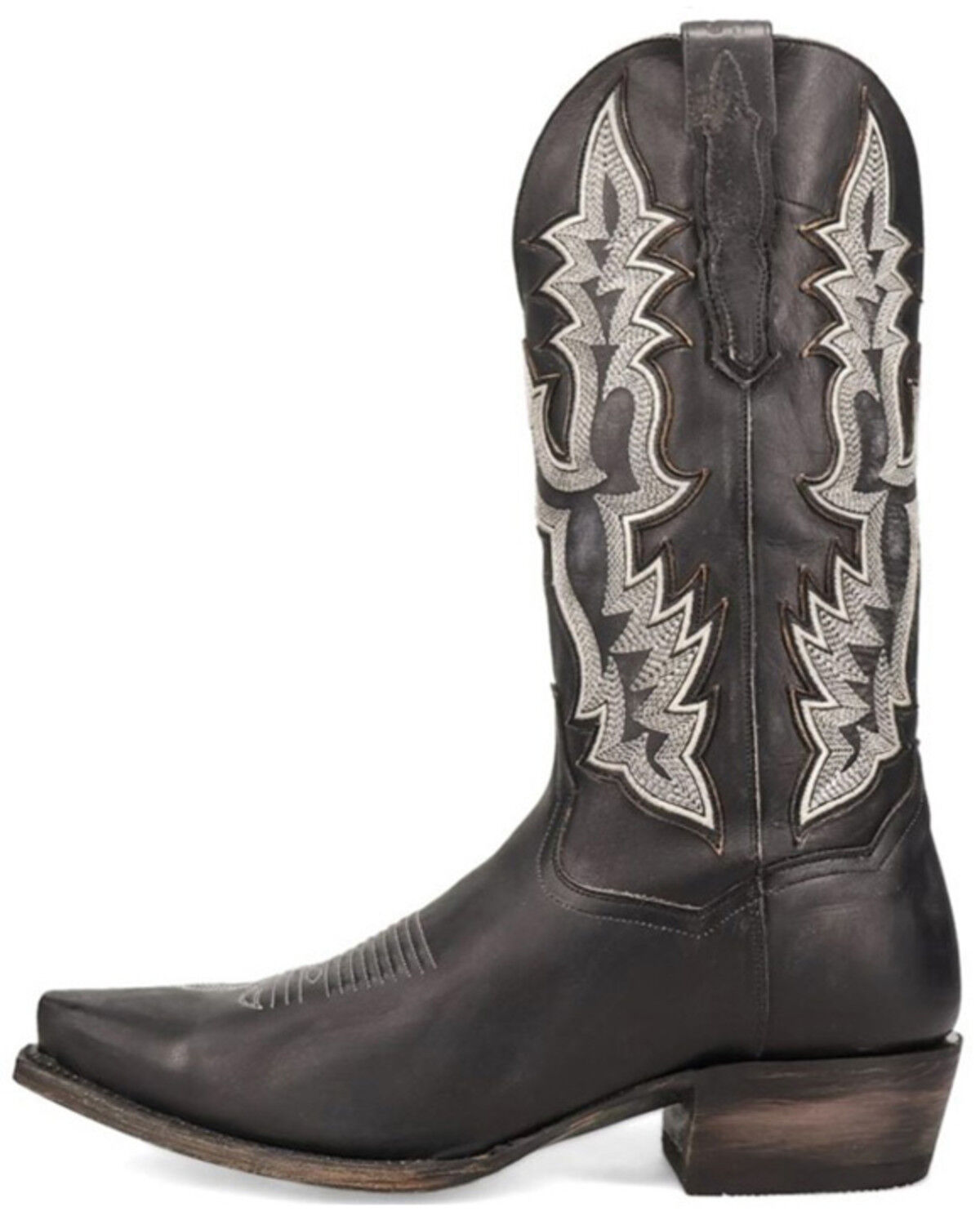Image #3 - Dan Post Men's Diesel Western Boots - Snip Toe, Black, hi-res
