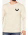 Brixton Men's Talon Eagle Graphic Long Sleeve T-Shirt, Cream, hi-res