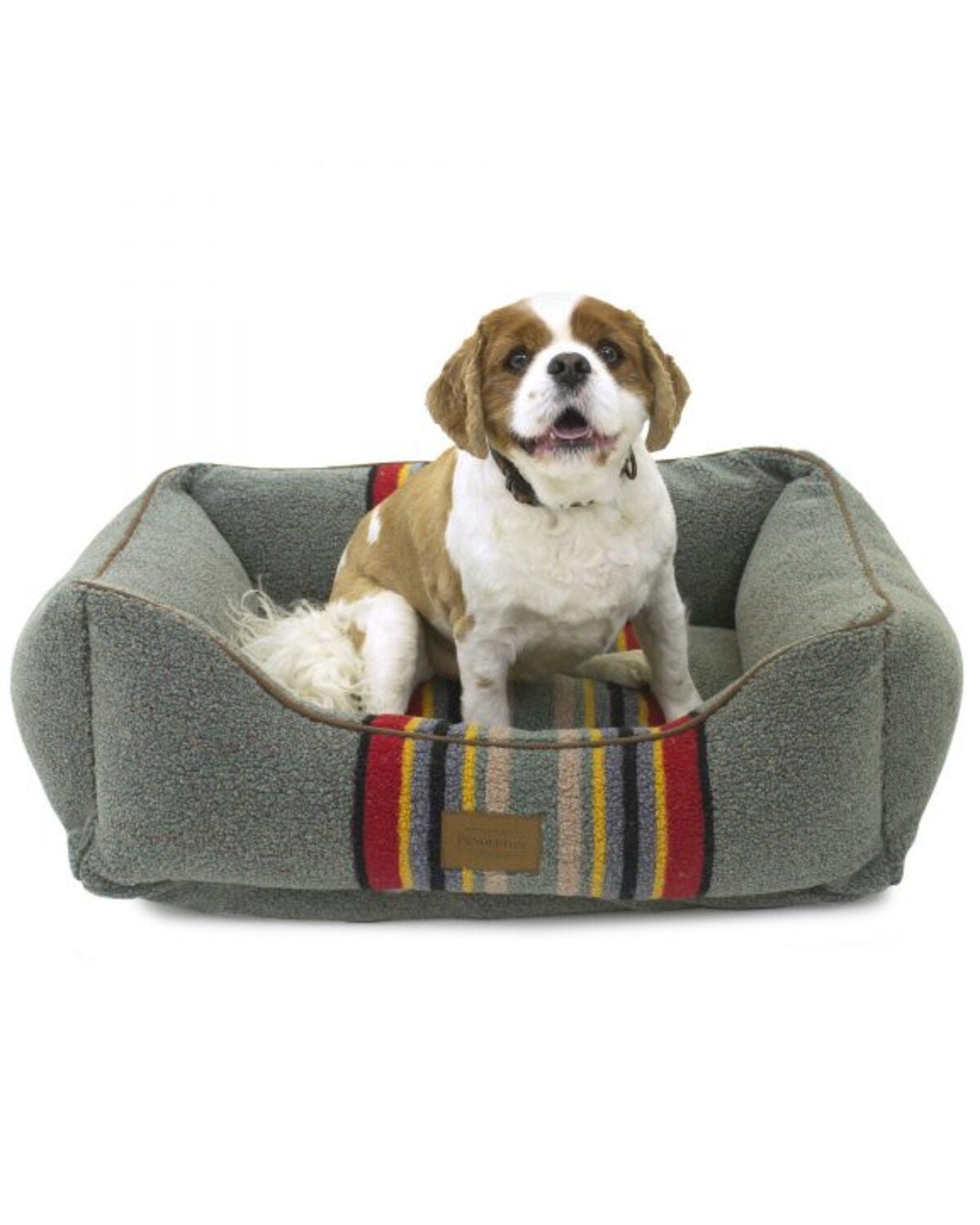 Pendleton Pet Vintage Camp Kuddler - Medium, Heather Green, hi-res