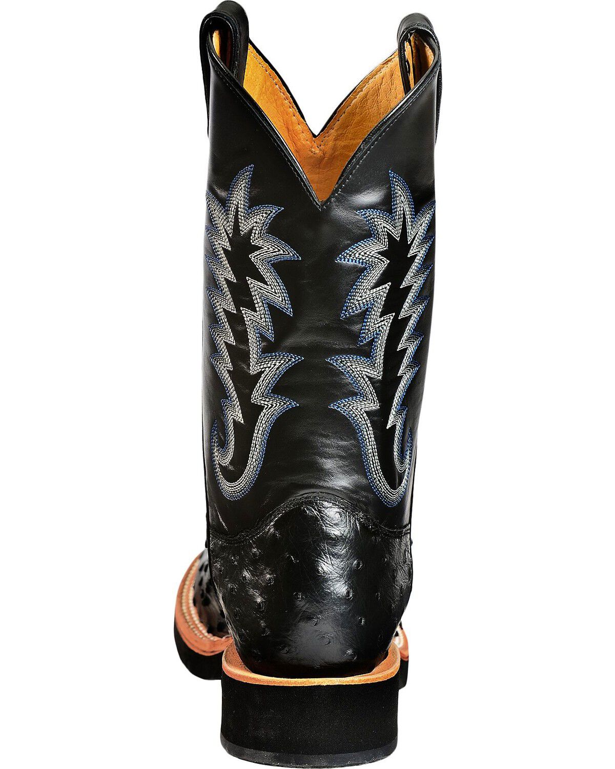 Justin full quill ostrich boots round toe clearance
