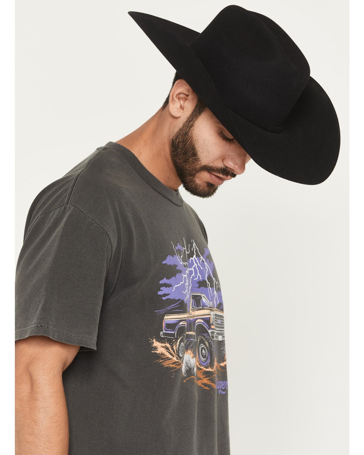 Image #2 - Seager Men's Mud Romp Short Sleeve Graphic T-Shirt, Black, hi-res