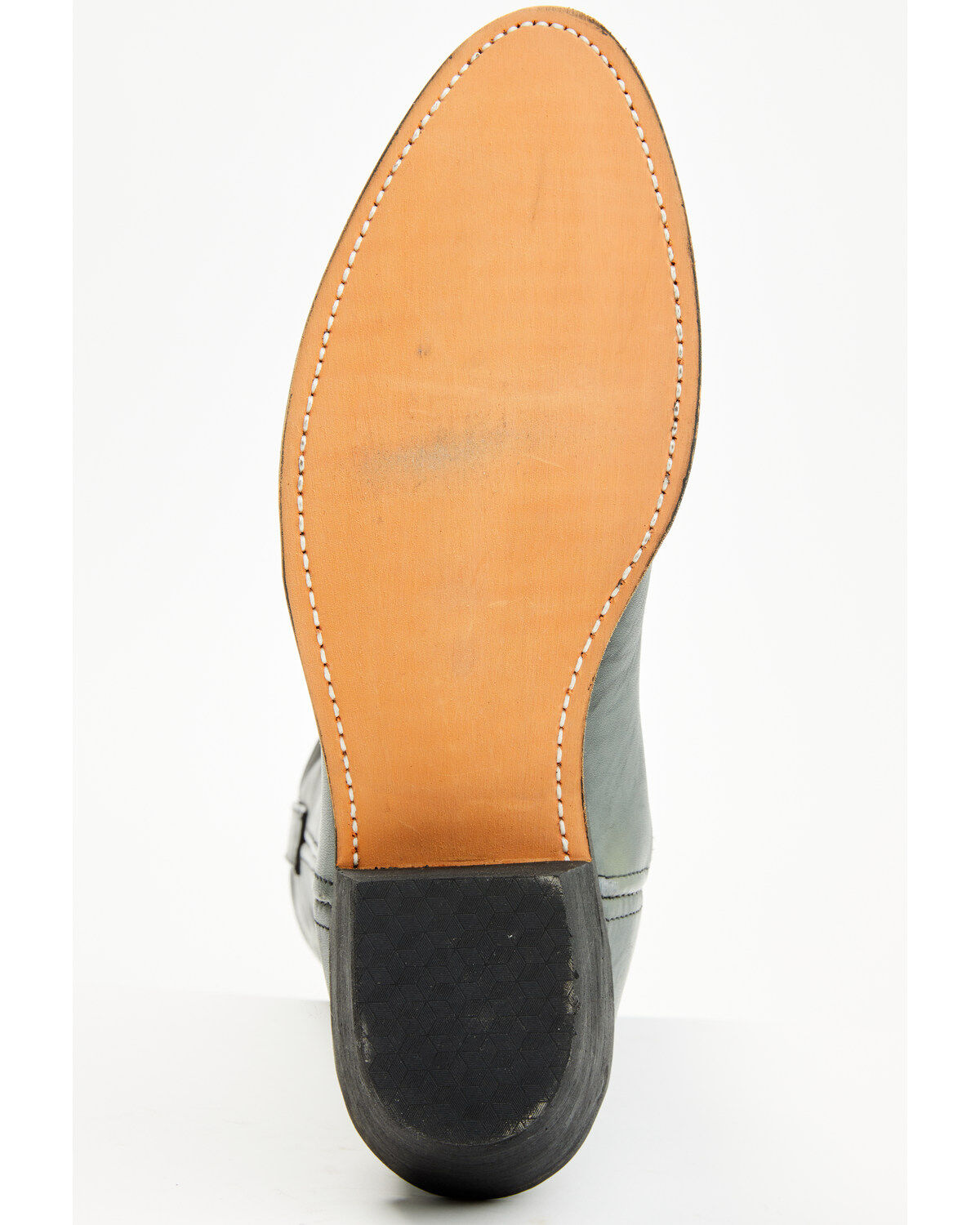 Image #7 - Laredo Men's Lizard Print Wingtip Western Boots - Round Toe, Grey, hi-res
