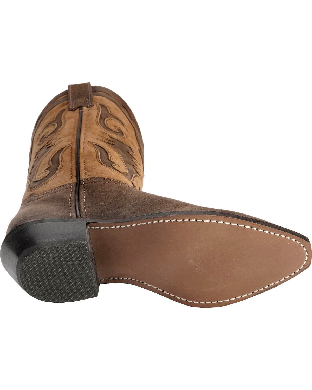 Image #5 - Sage Boots by Abilene Women's 2-Tone Cutout Western Boots, Distressed, hi-res