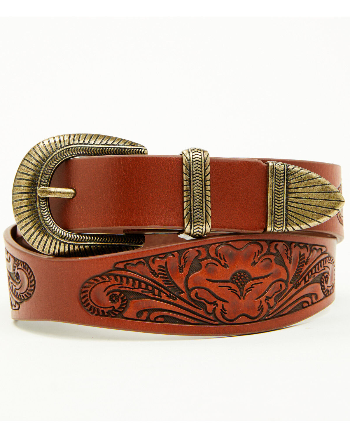 Product Name:  Shyanne Women's Hazel Embossed Scalloped Belt